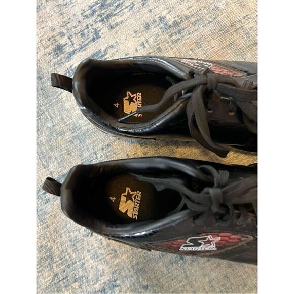 Starter Black Soccer Cleats Youth Size 4 - Picture 6 of 8
